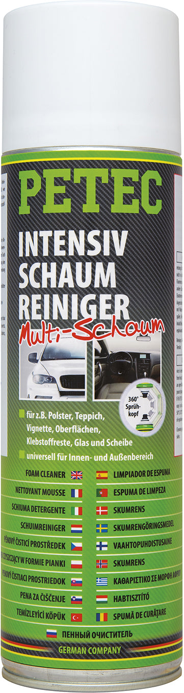 PETEC Intensiv-Schaumreiniger Spray - 500 ml