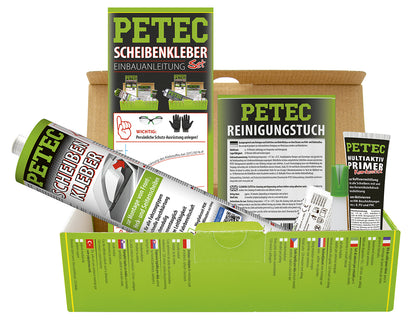 PETEC Scheibenkleber-Set - 310 ml Kartuschen-Set