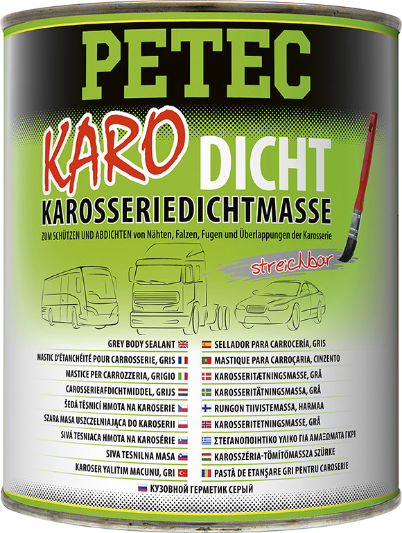 PETEC Karo-Dicht, Karosseriedichtmasse - 1kg Dose