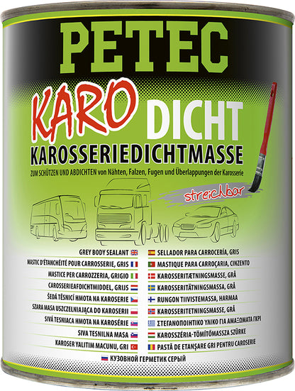 PETEC Karo-Dicht, Karosseriedichtmasse - 1kg Dose