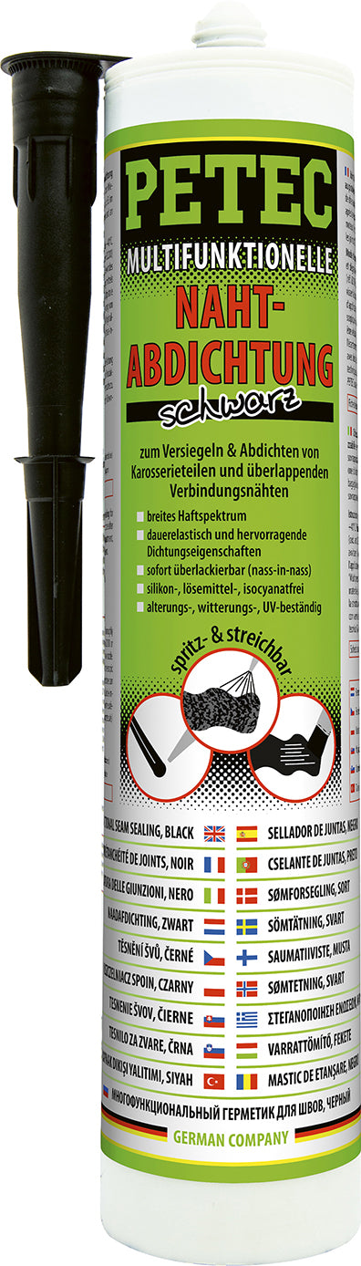 PETEC Multifunktionelle Nahtabdichtung, schwarz - 310 ml