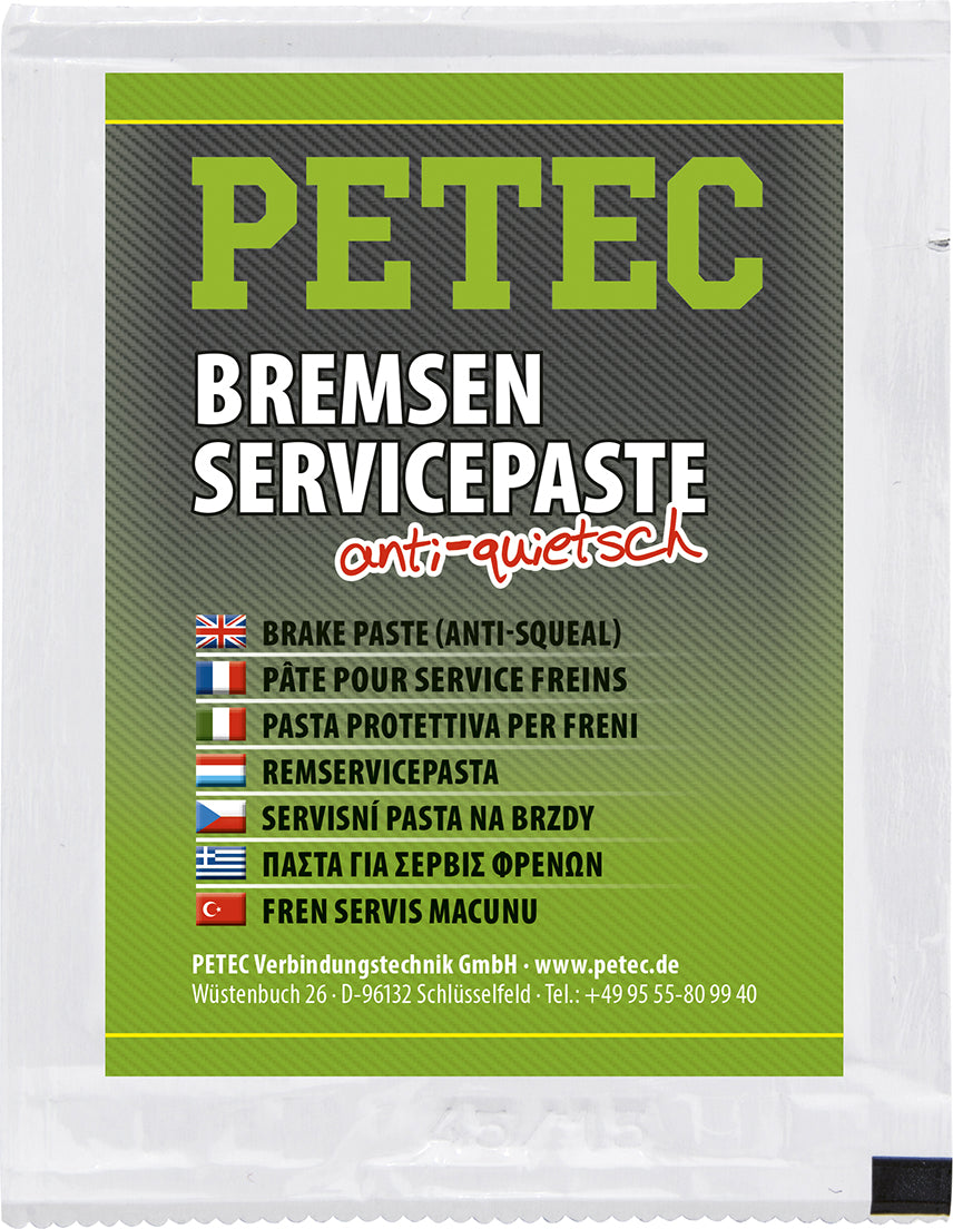 PETEC Bremsenservicepaste - 5 g Beutel